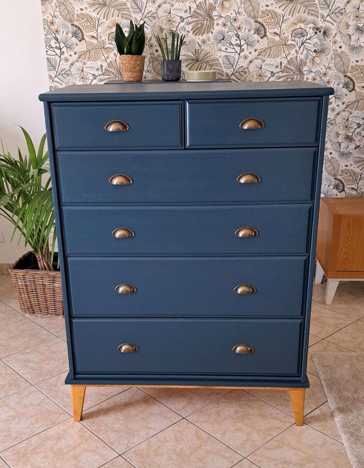 Grande commode Rød Sødgren bleu ganne