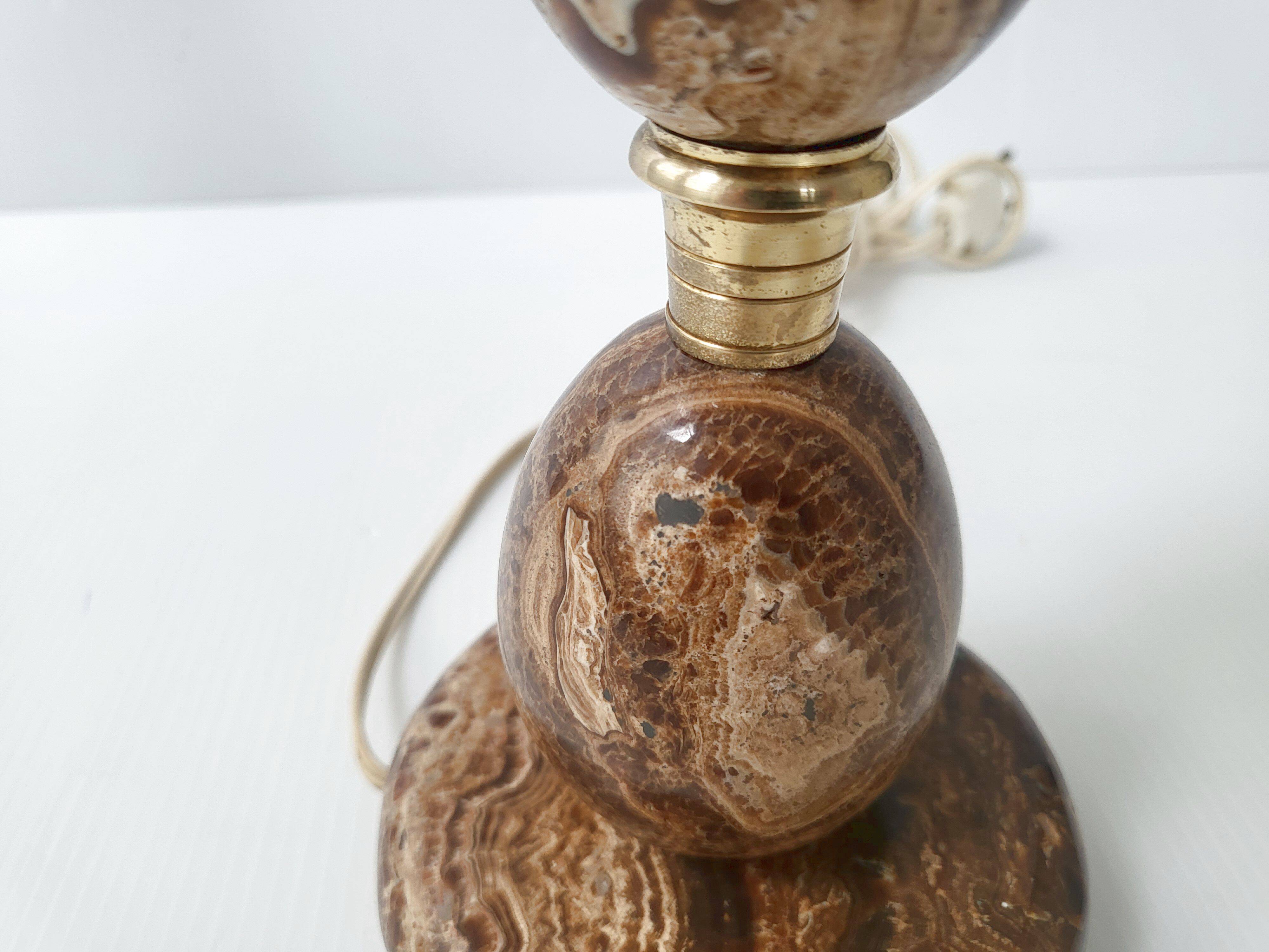 Vintage marble lamp 1970