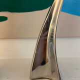 Set of 2 Swann candle holders by Matthew Hilton