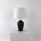 Lampe balustre en céramique vintage