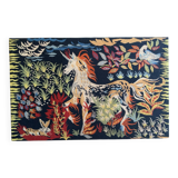 Large Unicorn with Fire Feet Tapestry