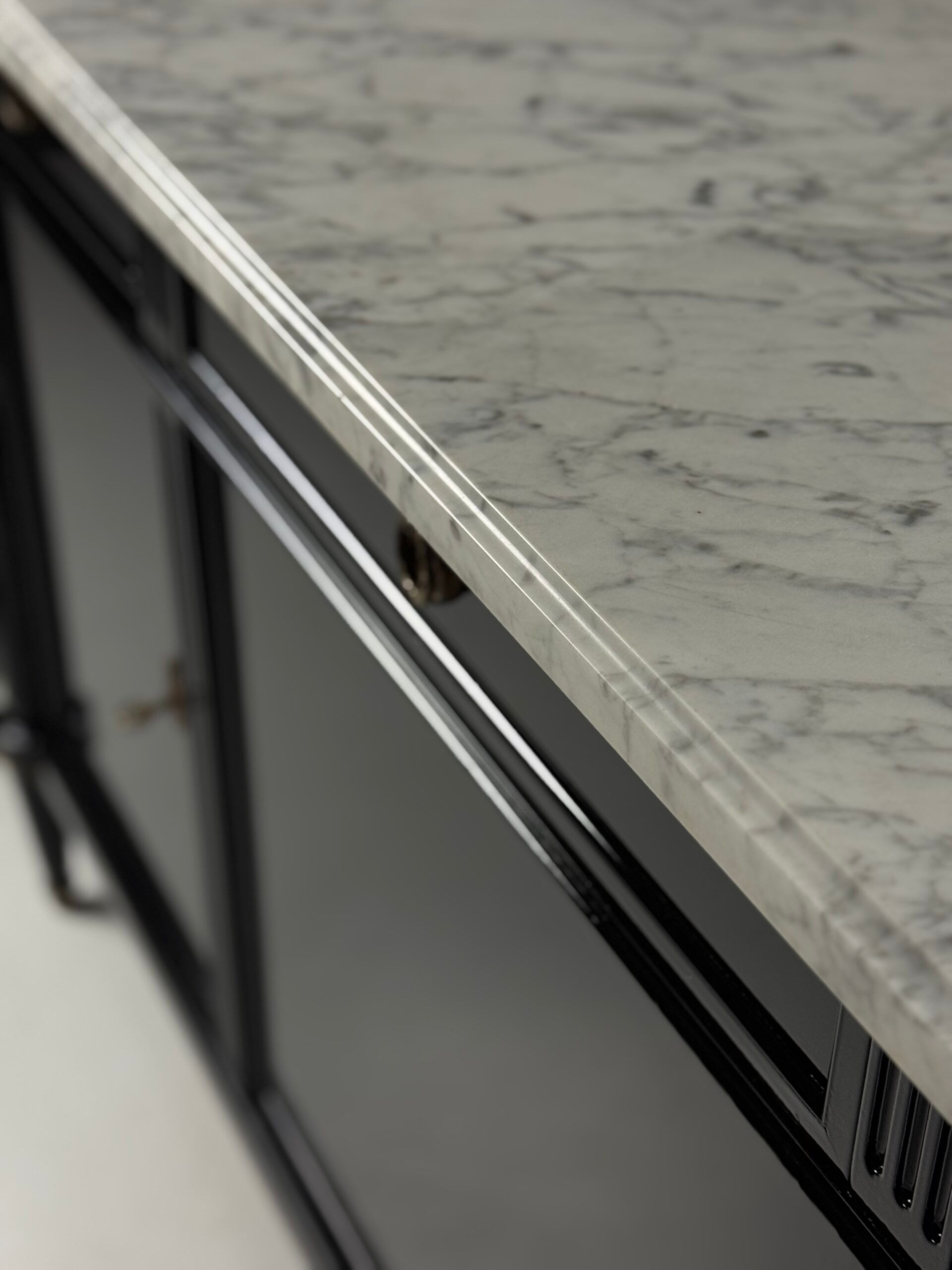 Black Louis XVI style sideboard