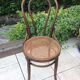 Fischel bistro chair with cannate / vintage seat 30s-40s