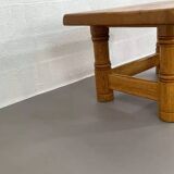 Vintage solid oak coffee table