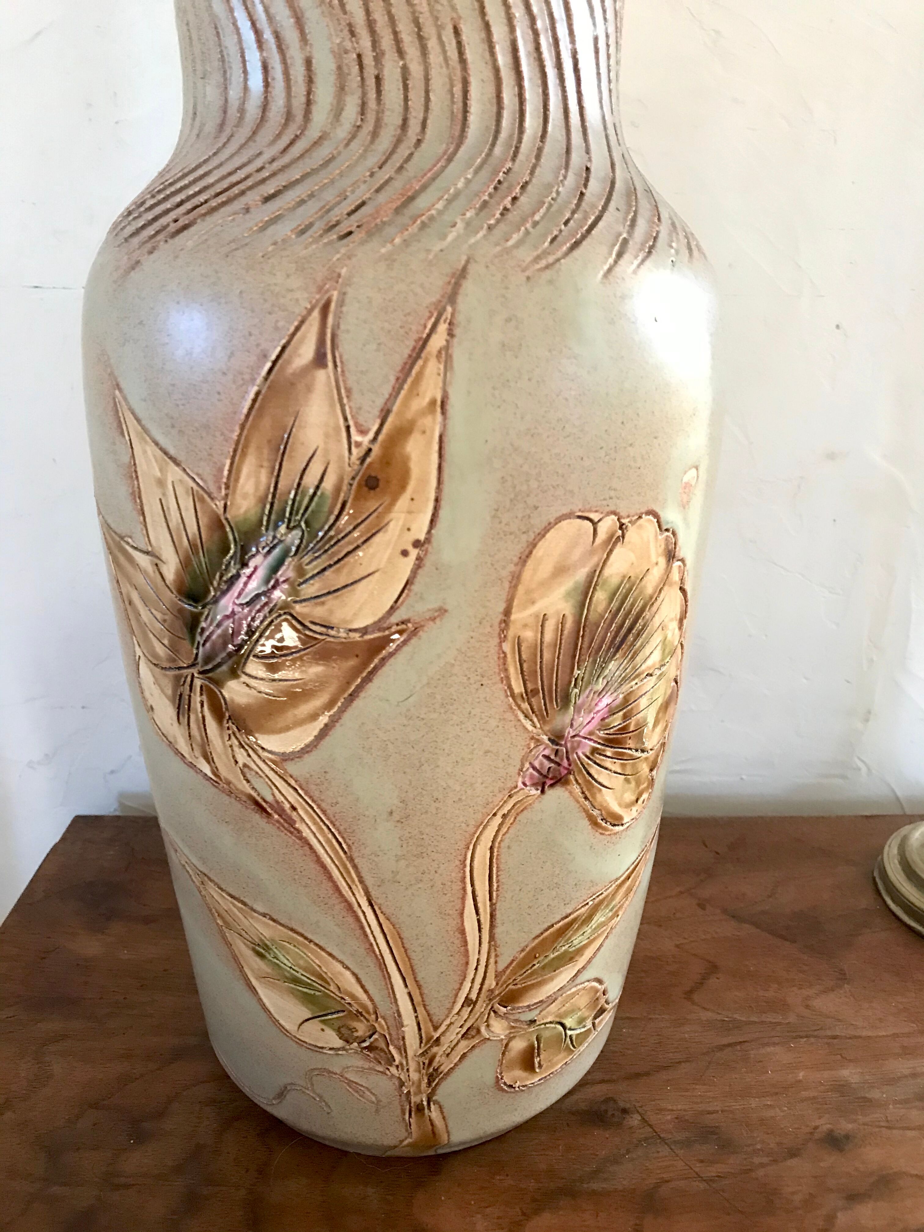 Vase Vallauris vintage ceramics