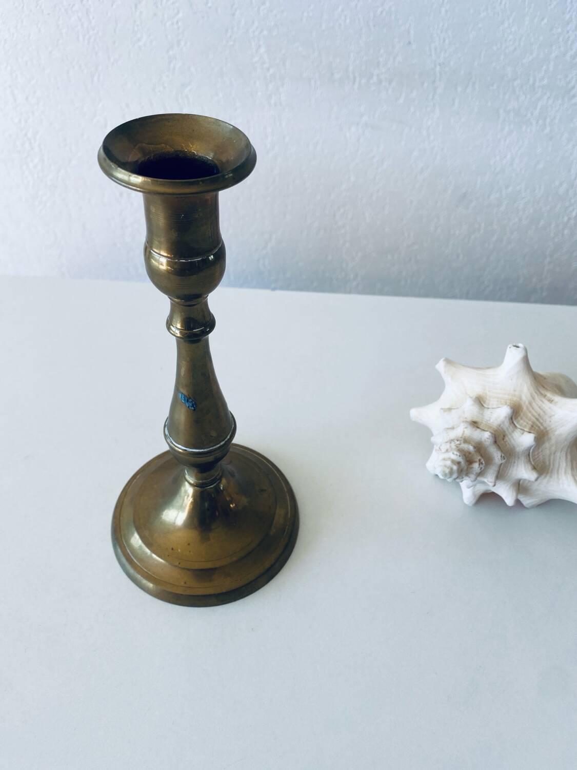 Classic brass candle holder