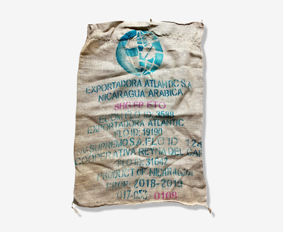 Sac toile de jute café