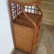 Vintage - sideboard - chest of drawers - woven rattan chest of drawers - wood - bamboo - 80s