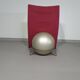 Chaise balle italienne moderne bordeaux rouge san siro conçue par fabrizio ballardini, 1995
