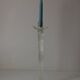 Grand bougeoir Murano transparent ancien