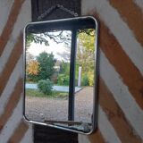 Barber mirror with chain