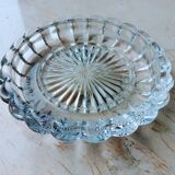 Pair Baccarat wine bottle coaster