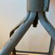 Nicolle industrial architect high chair swivel up adjustable metal gray 1950