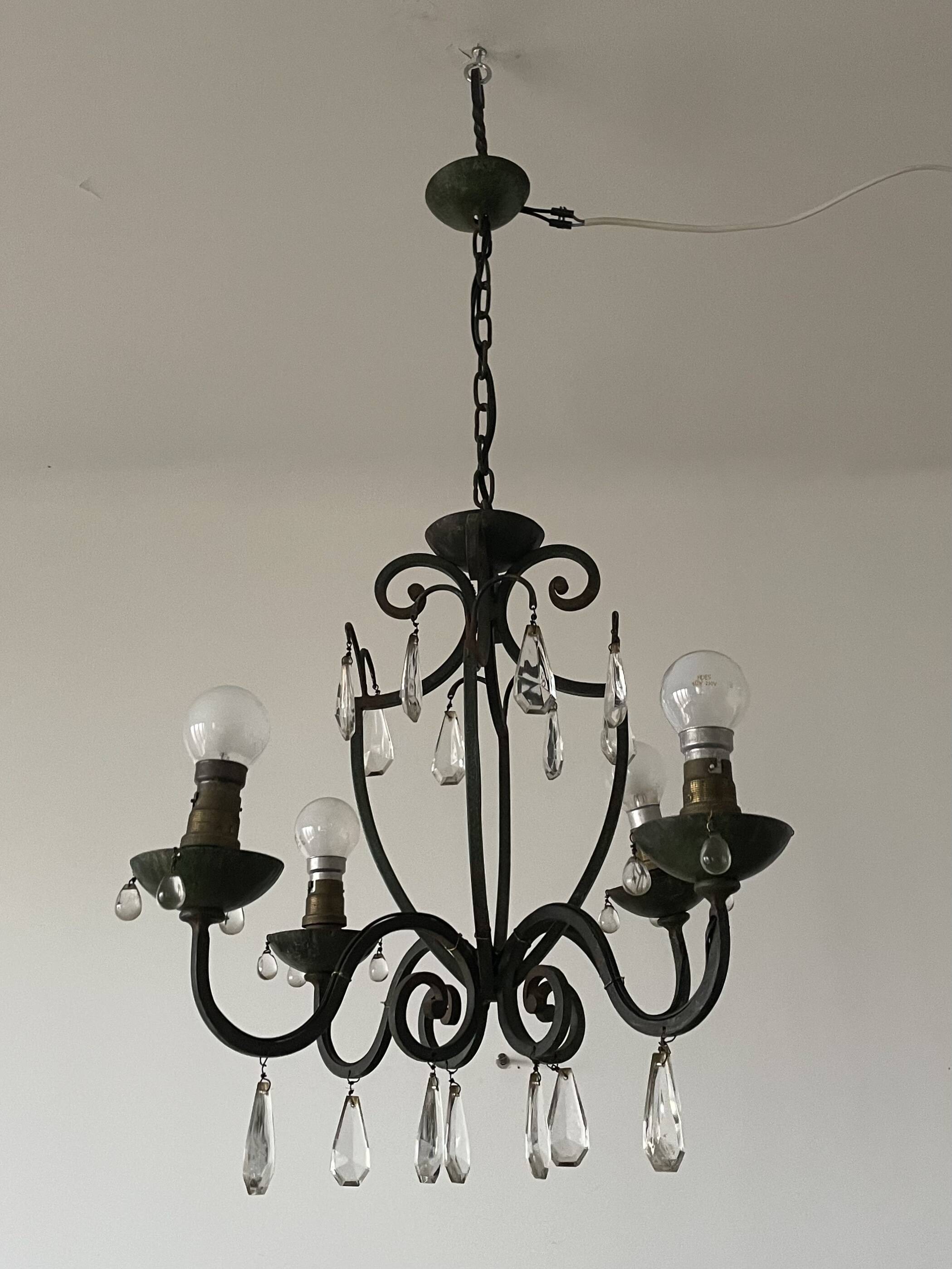 1930s butterfly chandelier