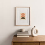 Painting on paper, dated and signed without frame