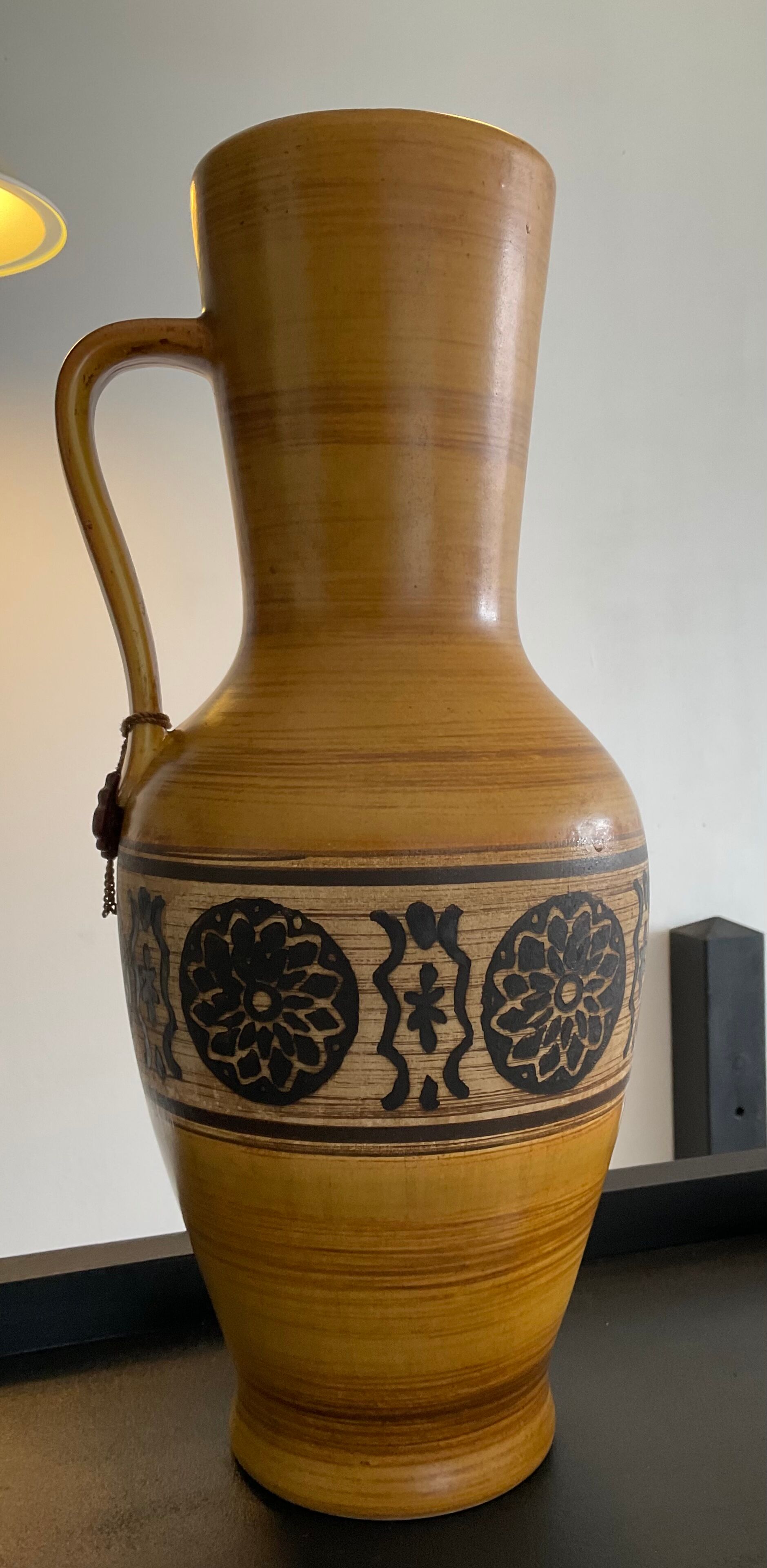 Large Vase jug Jasba ceramic West Germany 60s