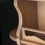 Imposing wall-mounted dresser of very fine craftsmanship