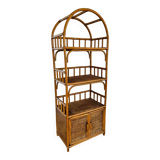 Vintage rattan shelf