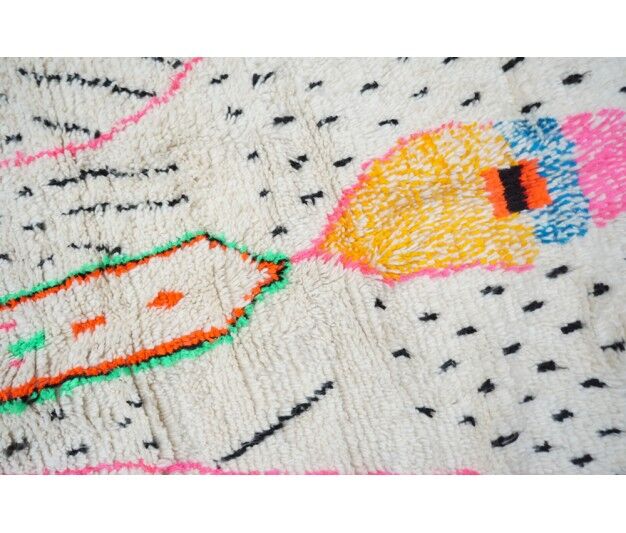 Colorful Berber carpet 255x160cm