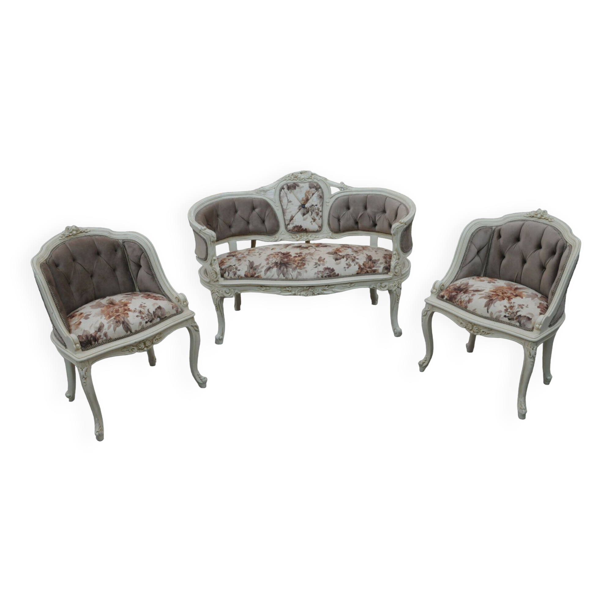 Complete living room Louis XV style