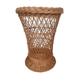 Wicker wastepaper basket