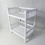 rattan bedside table