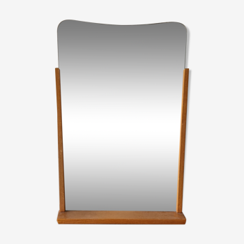 Free-form mirror 50s 45x65cm