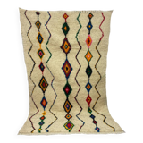 Handmade Moroccan Berber carpet 244 X 146 CM