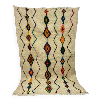 Handmade Moroccan Berber carpet 244 X 146 CM