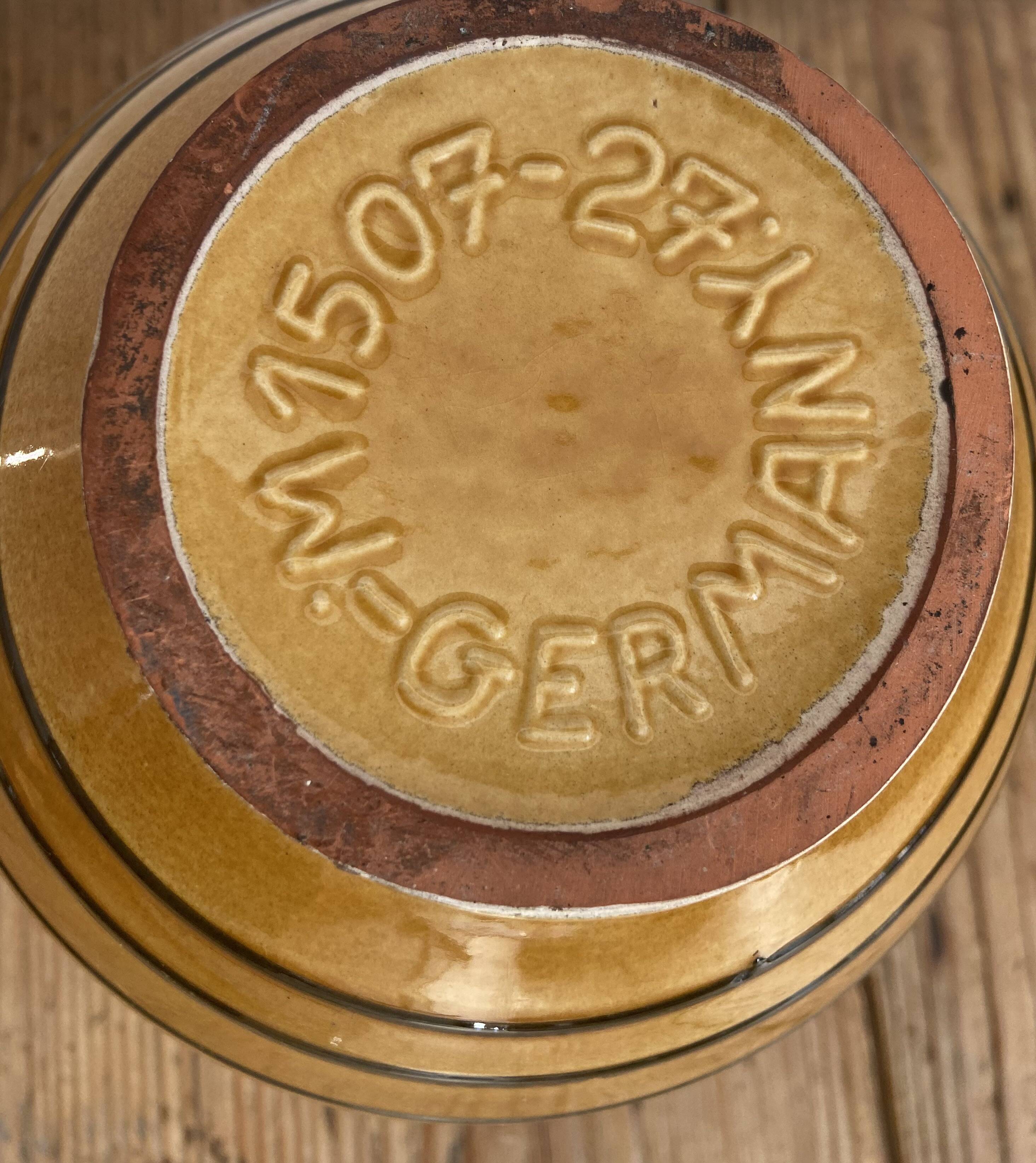 Vase from West Germany in ceramic from the 1960s.