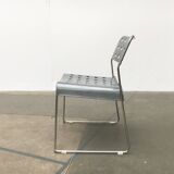 Omkstack Postmodern Chair from the vintage space age by Rodney Kinsman for Bieffeplast