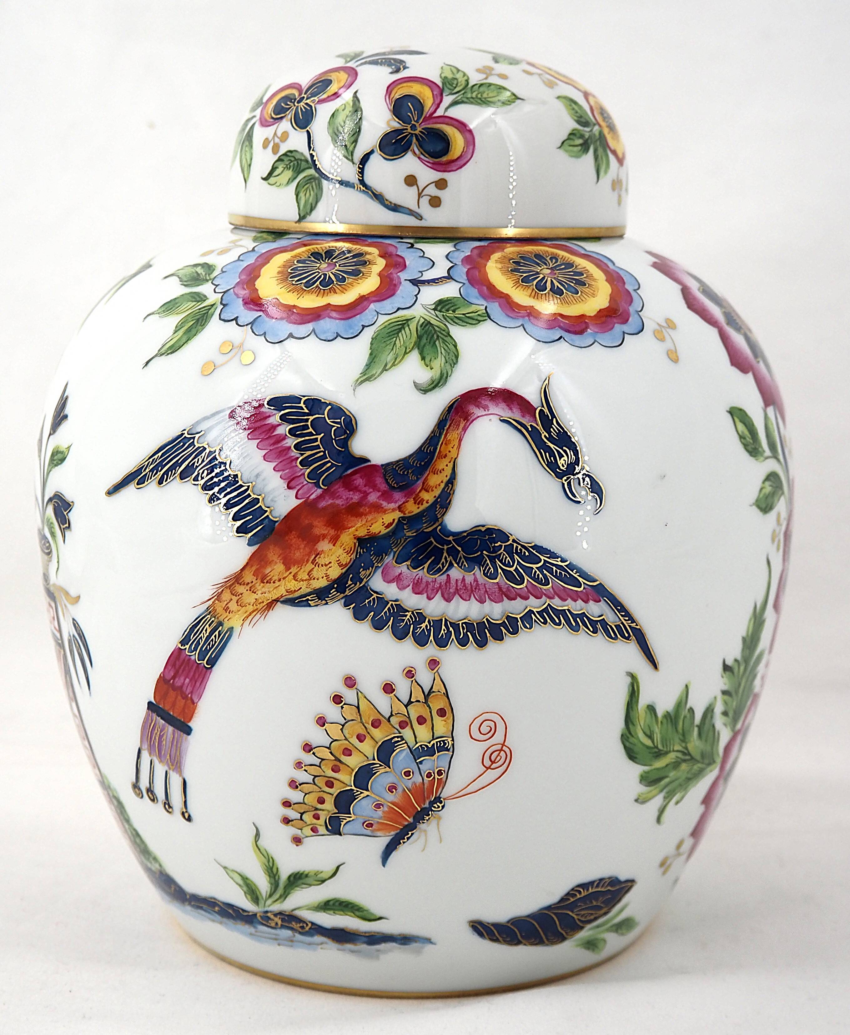 Le Tallec in Paris, complete covered porcelain pot, signed, excellent condition.