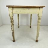Early 20th century wooden work table or writing desk with original patina