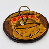 Cheese board with cauldron decoration, Vallauris