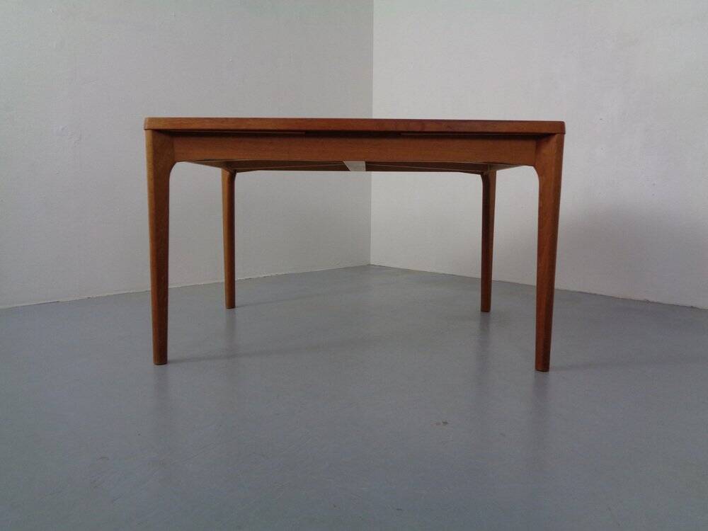 Extendable Teak Dining Table by Henning Kjærnulf for Velje Møbelfabrik, 1960s