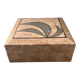 Maitland Smith jewellery box in tessellated stone