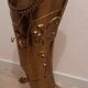 Porte parapluie botte en laiton