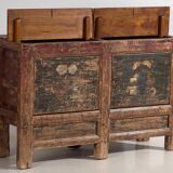 Ancien buffet peint oriental avec dessins originaux (c.1900) #39