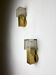 Pair of cubic Murano glass wall lights by Gaetano Sciolari, Italy, circa 1970s