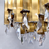 Vintage brass chandelier lamp Lumica 'pure luxury'