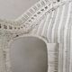 Wicker bench, rattan