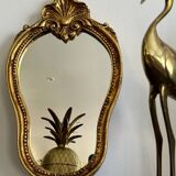 Old golden mirror 32x18cm