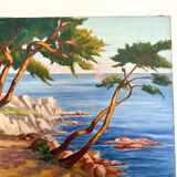 Oil on canvas by Raymond JAFFRÉ (1918-2003)