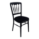 Chaises Napoléon en bois massif et velours