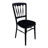 Napoleon chairs in solid wood and velvet