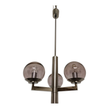 3-light space age chandelier from the 60s-70s