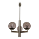 3-light space age chandelier from the 60s-70s