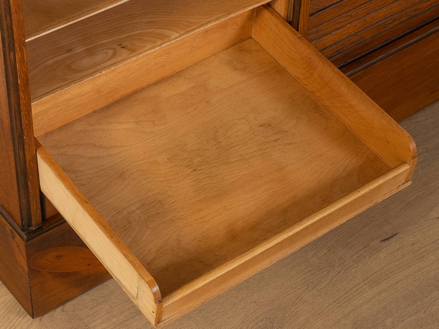 Unique Art Deco roll-top cabinet from the 1930s