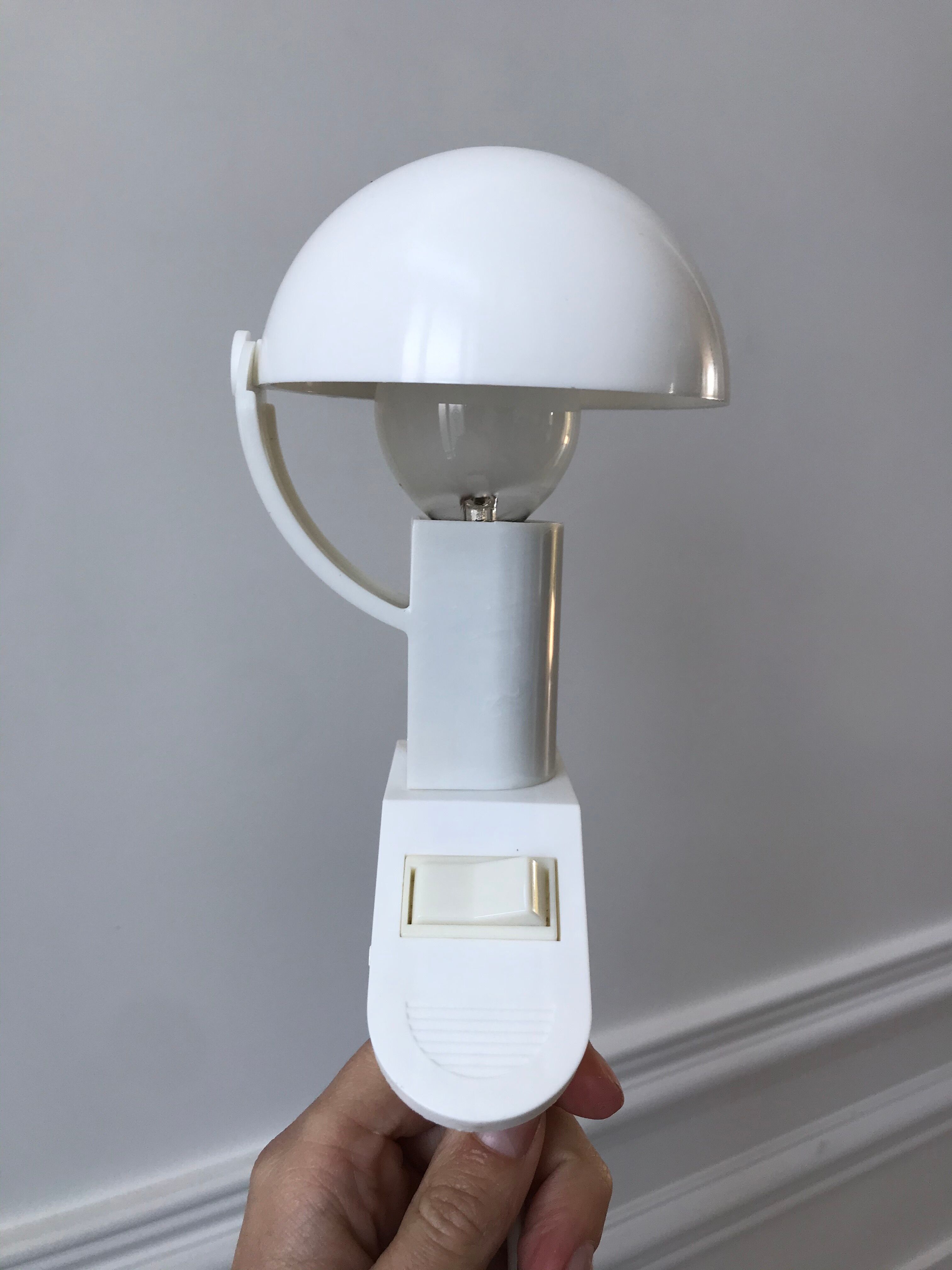 lampe champignon design à pincer Sarlam années 70