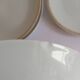 Set of 5 gold porcelain plates